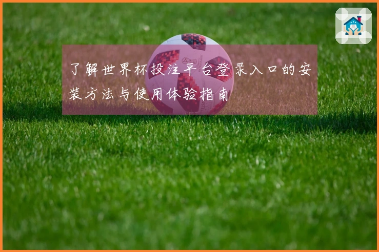 了解世界杯投注平台登录入口的安装方法与使用体验指南